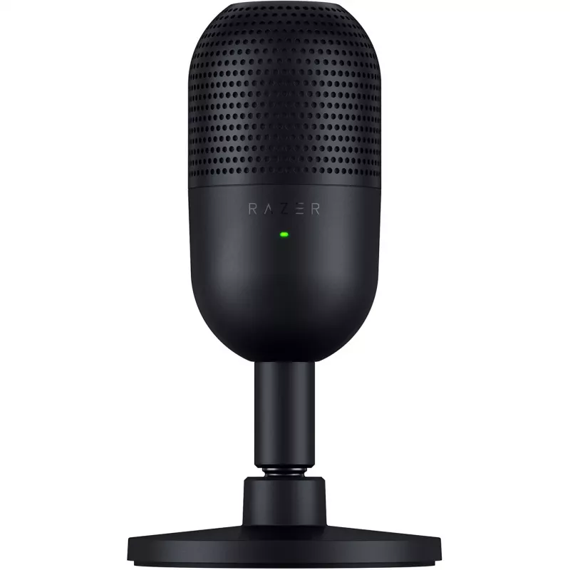 Stalinis mikrofonas Razer Seiren V3 Mini, USB-C, superkardioidinis, 20–20000 Hz, 96 kHz, 24 bitų, juodas