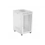 GRINDINĖS MONTAVIMO spintelė 19 27U 800X1000 PILKA PERFORUOTA LCD DURYS LANBERG (PLOKŠČIA PAKUOTĖ)