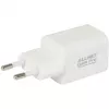ALLNET maitinimo adapteris PSU-GaNPD-USB-1A1C-33W — 33W USB-C PD ir USB-A QC įkroviklis, EU kištukas