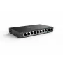 Tinklo PoE komutatorius Reolink RLA-PS1 — 8 prievadų PoE, 150 W bendras biudžetas, IEEE 802.3af/at, 2x Gigabit uplink