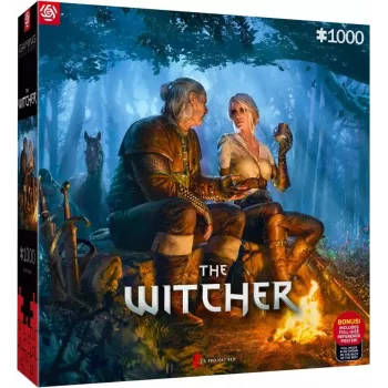 Good Loot Gaming Puzzle: The Witcher Journey of Ciri, 1000 dalių