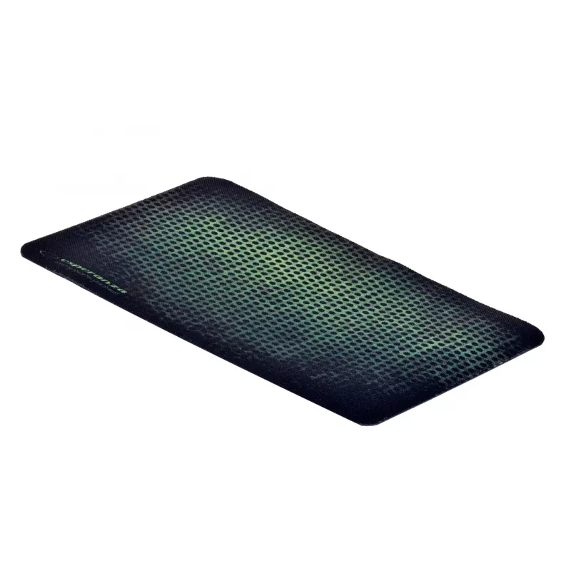 Pelės kilimėlis ESPERANZA EGP102G — žaidimų guminis kilimėlis 300×240 mm, 3 mm, žalias/juodas, neslidus