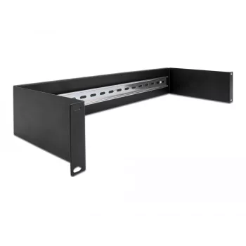 Kabelių bėgelis DeLOCK 66884 juodas 180mm plotis 482mm gylis 90mm aukštis