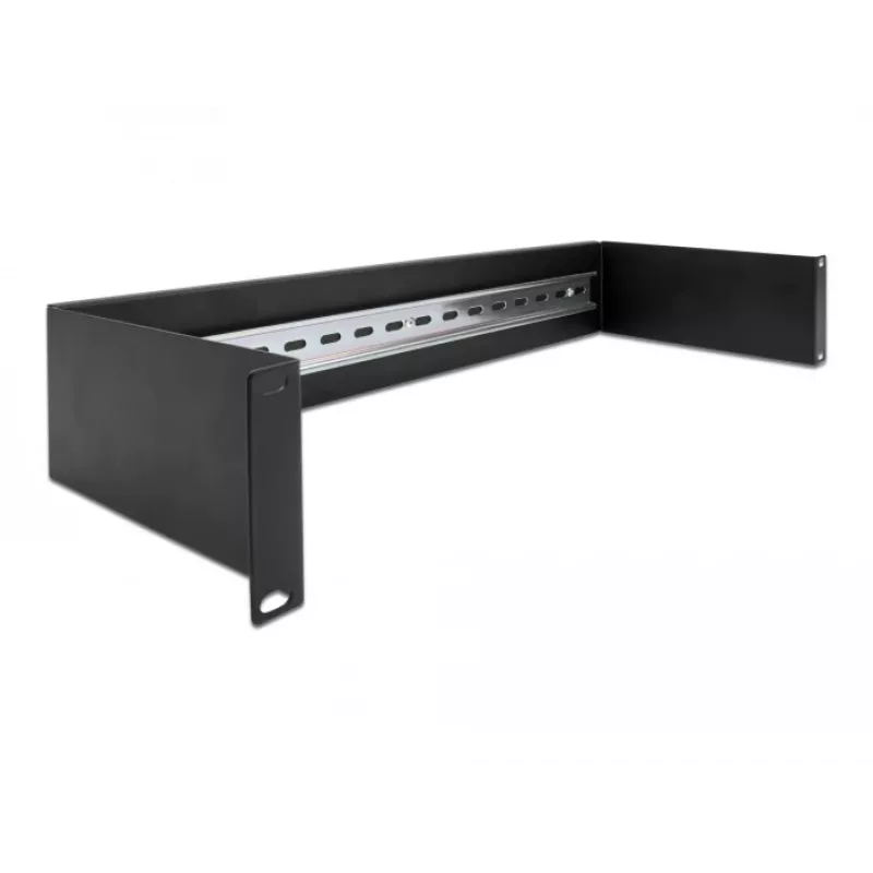 Kabelių bėgelis DeLOCK 66884 juodas 180mm plotis 482mm gylis 90mm aukštis