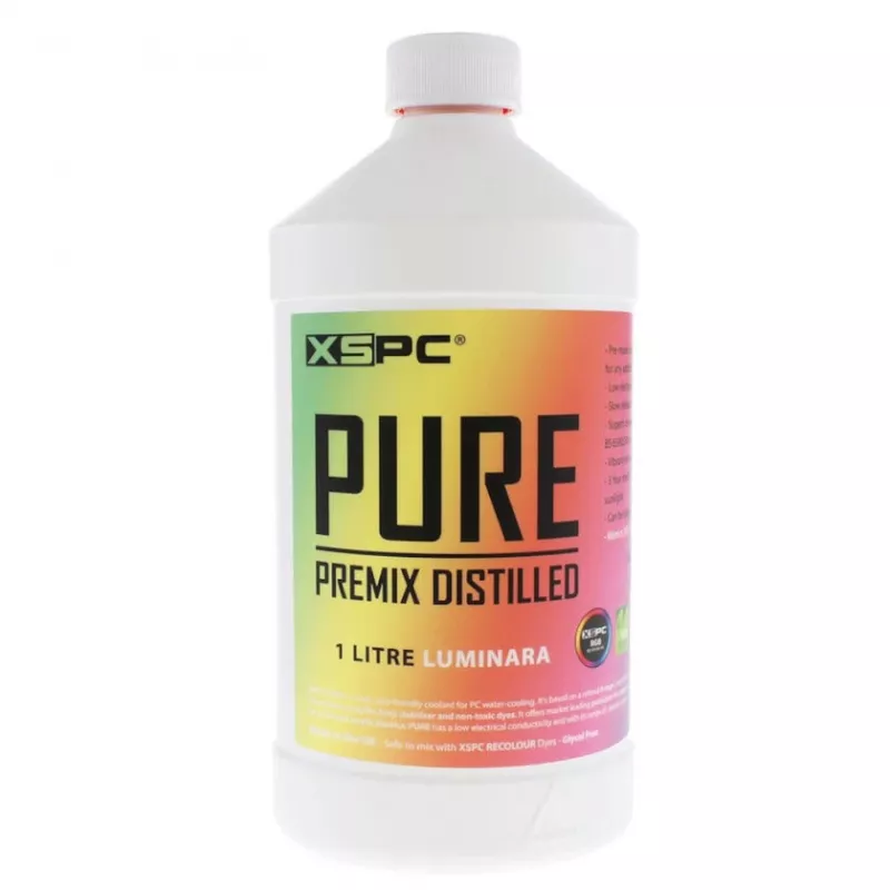 Skystas aušinimo skystis XSPC PURE 1 L Premix RGB-Reactive Luminara