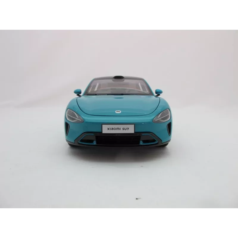 Lietas 1:18 mastelio automobilio modelis Xiaomi SU7 — iš anksto surinktas klasikinis automobilis, 278×108×81,5 mm
