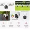 IP apsaugos kamera MERCUSYS MC510 kupolinė 2 MP, 2304×1296, 30 fps, Wi‑Fi ir Ethernet, IR naktinis matymas, montavimas ant lubų, balta