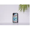 iKins išmaniojo telefono dėklas, skirtas iPhone XS / XS Max, juodo akmens dizaino, apsauginė galinė dangtelis