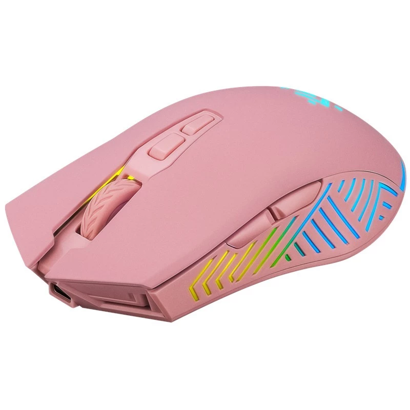 Belaidė žaidimų pelė DEFENDER P ANDORA PINK sąsaja