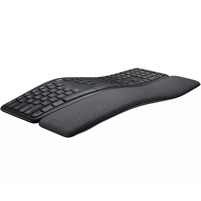 Logitech ERGO K860 - klaviatūra - belaidė - 2,4 GHz, Bluetooth 5.0 - QWERTY - GB - grafito spalvos