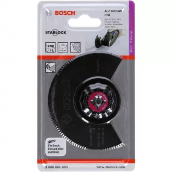 Bosch ACZ 100 SWB peiliai daugiafunkciams įrankiams Suderinamumas Bosch GOP 10 8 V LI GOP 250 CE Professional PMF 10 8 LI PMF 180 E Fein Multimaster FMM 250