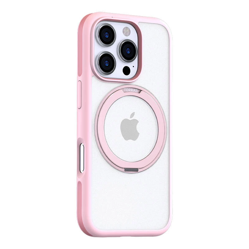 Telefono dėklas Torras R Fusion serija, skirtas iPhone 16 Pro — rožinis (MPN: X00FX1879)