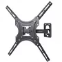 TV wall mount ESPERANZA PROTEUS for 26–70 inch (66–177.8 cm), tilt ±15°, swivel 120°, VESA 75×75–400×400, max load 55 kg, Juoda