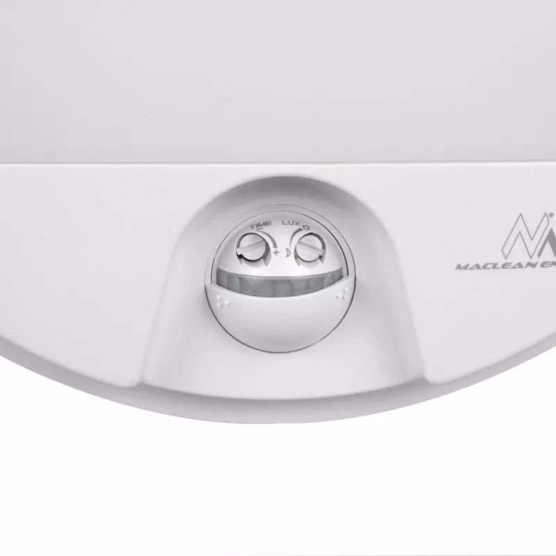 LED lempa MACLEAN MCE291W su IR judesio jutikliu, 10W, 3000K
