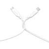 4smarts USB-C / USB-C silikoninis kabelis High Flex 60W 1,5m baltas