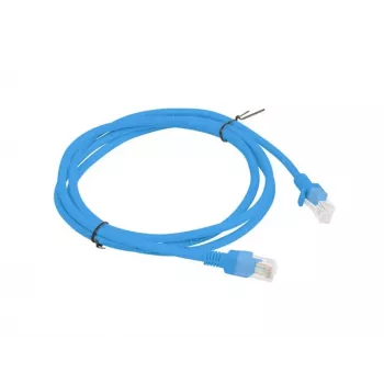 Tinklo kabelis Lanberg PCU6-10CC-0150-B RJ45 Cat6 1,5 m mėlynas