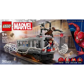 Konstruktorius LEGO Marvel Super Heroes 76321 Spider-Man Doc Ock Subway Showdown, 393 dalys, 4 minifigūrėlės, amžius 9+