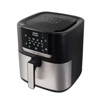 Karšto oro gruzdintuvė ESPERANZA EKA004 — 8 l, 1700 W, 8 programos, jutikliniai valdikliai, nerūdijantis plienas