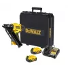 Vinių kalimo pistoletas DeWalt DCN930P2-QW belaidis, bešepetėlis, 30° kampinis