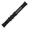 Silikoninis dirželis FIXED, skirtas Huawei Band 8/9/10 – juodas, keičiamas odai draugiškas dirželis