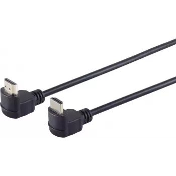 Monitoriaus laidas ShiverPeaks HDMI Type A į HDMI Type A kampinis 1,5 m