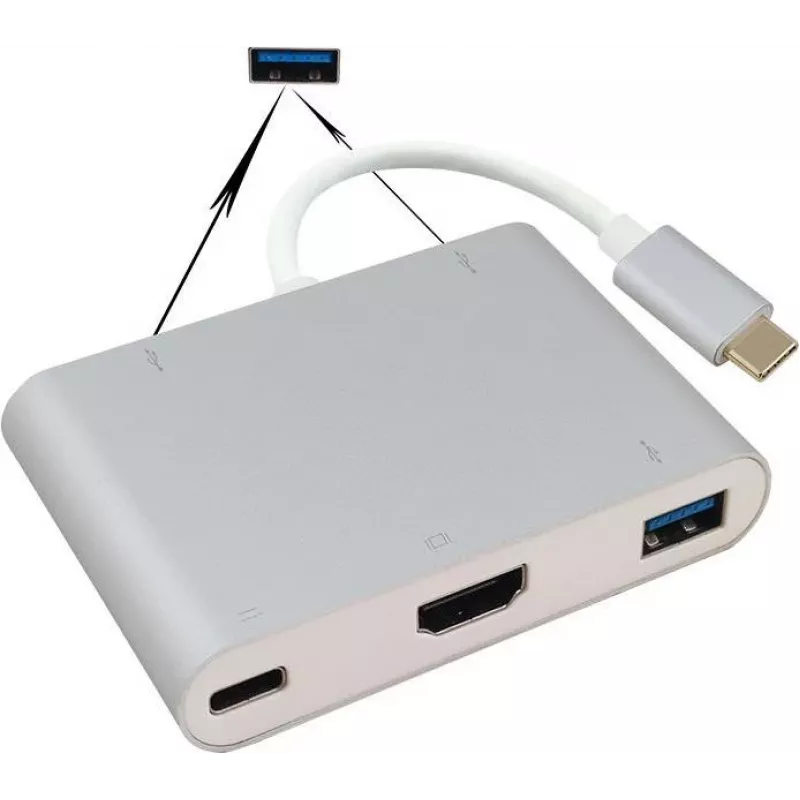 Docking station helos 288389 USB 3.1 Type-C su 4K HDMI išvestimi