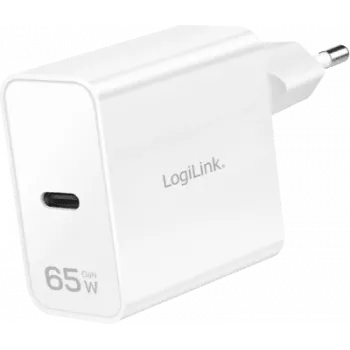 LogiLink USB-C-GaN adapteris, 65 W, telefonui, planšetei, nešiojamajam kompiuteriui (PA0294)