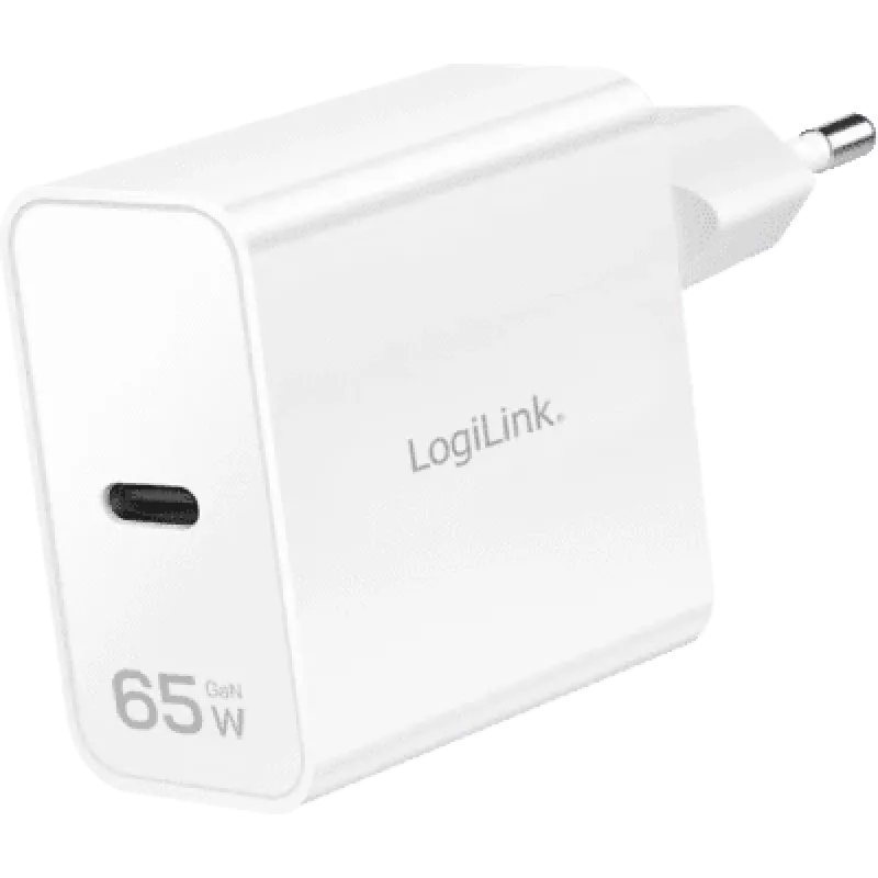 LogiLink USB-C-GaN adapteris, 65 W, telefonui, planšetei, nešiojamajam kompiuteriui (PA0294)