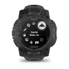 Išmanusis laikrodis GARMIN Instinct — 45 mm, 3,05 cm (1,2 col.) AMOLED 390×390 jutiklinis ekranas, 4 GB, GPS, silikoninis dirželis juodas, 53 g