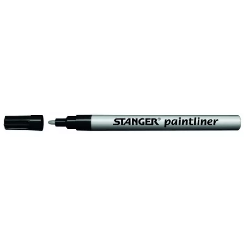 Marker Stanger Paintliner B10 sidabrinis antgalis 1–2 mm tiksliam linijų žymėjimui