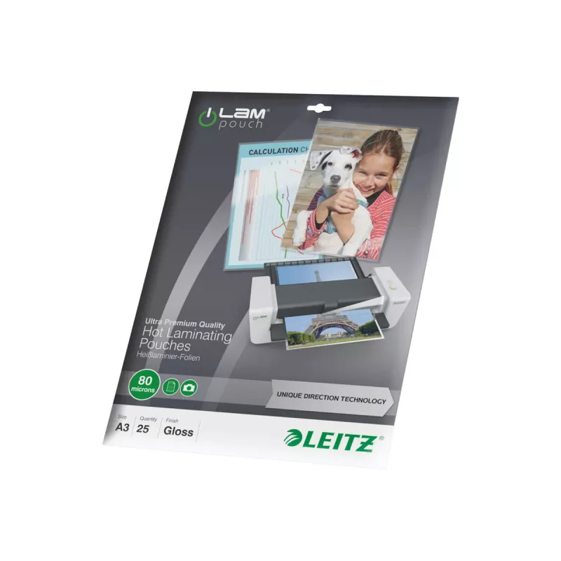 Laminavimo maišeliai Leitz iLAM UDT 25 vnt.