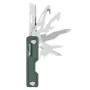 Daugiafunkcis peilis Nextool NE20098 10-in-1 — nerūdijančio plieno sulankstomas daugiafunkcis įrankis, 7,5 cm sulankstytas, 87 g, žalias