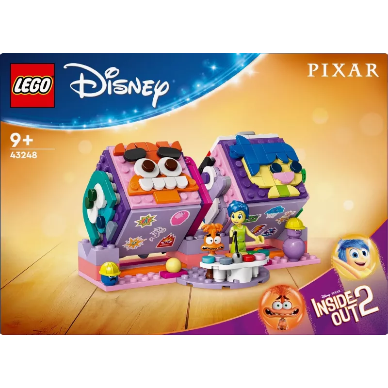 Statybinis žaislas „LEGO Disney Pixar Inside Out 2“ nuotaikos kubelių rinkinys 43248