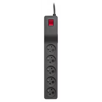 LESTAR ZX 510 G-A K.:CZ 5,0M apsauginis nuo viršįtampių lizdas Juodas 5 AC lizdai 230 V 5 m