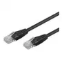 Wentronic Goobay CAT 5e komutacinis kabelis, U/UTP, juodas, 10 m - CCA vario mišinys (68645)