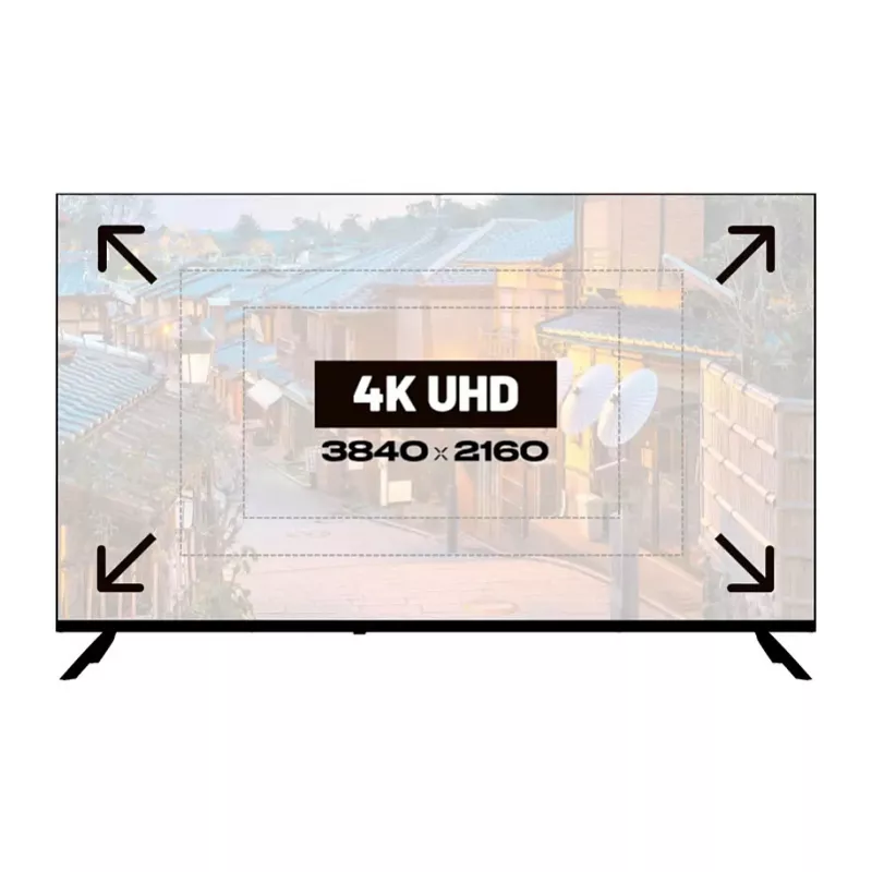 Monitor JAPANNEXT JN-IPS500UHD60F 127 cm (50 col.) 16:9 IPS UHD, energijos klasė E