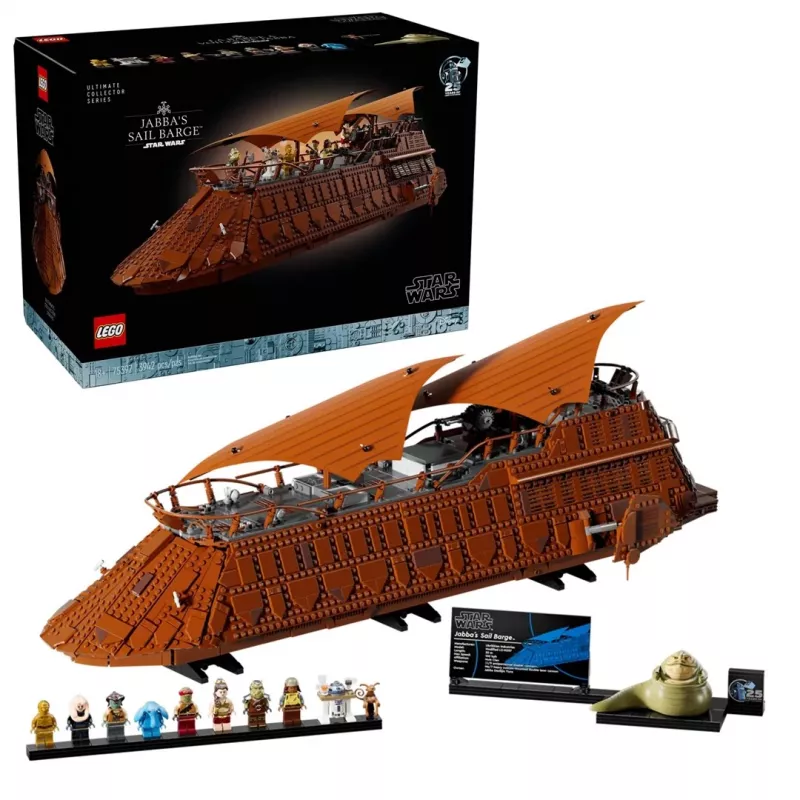 LEGO Star Wars set Jabba's Barge 75397 — 3943 elementai, 11 minifigūrų, amžius 18+