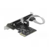 Išplėtimo kortelė DeLOCK PCI Express x1 į 2 x nuoseklioji RS-232