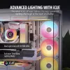 Corsair iCUE LINK LX140-R RGB 14 cm ventiliatorius, baltas, 2000 aps./min.