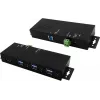 EXSYS EX-1517HMVS 7 prievadų valdomas USB 3.2 Gen1 metalinis HUB su 15KV EDS apsauga nuo viršįtampių
