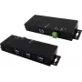 EXSYS EX-1517HMVS 7 prievadų valdomas USB 3.2 Gen1 metalinis HUB su 15KV EDS apsauga nuo viršįtampių