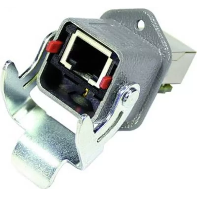 RJ45 kabelio sandariklis Harting 09452151100 IP67 eterneto jungtims, sandarus RJ45 pralaidinis įvadas