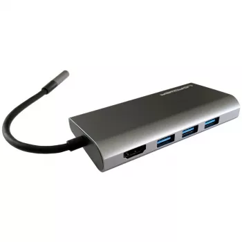 Nešiojamojo kompiuterio dokas LC-Power LC-HUB-C-MULTI-5 USB 3.2 Gen 1 Type-C laidas