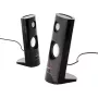 2 krypčių laidinė kompiuterio kolonėlė Audiocore AC860, 2.0 kanalai, 4 W RMS, maitinimas USB, 3,5 mm įvestis, juoda