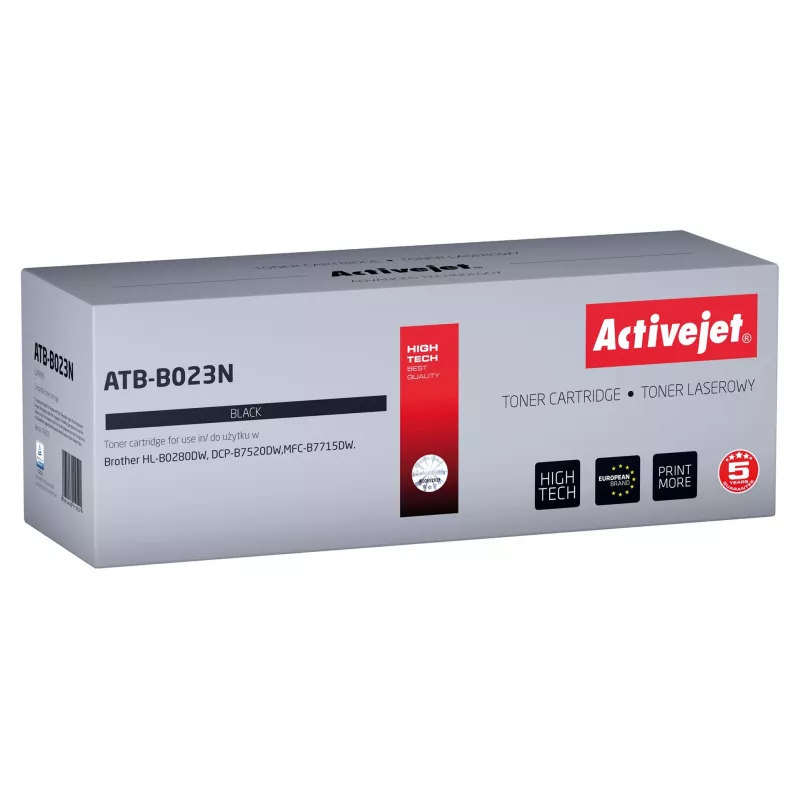Activejet ATB-B023N Toneris (pakaitalas Brother TN-B023; Supreme; 2000 puslapių; juodas)