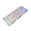 Mechaninė klaviatūra Baracuda Krill White KRILL-W — kompaktiškas išdėstymas, USB jungtis