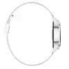Išmanusis laikrodis ORO-MED ORO-SMART CRYSTAL Sidabrinė — apvalus metalinis korpusas, LCD 240×198, 1,04 colio ekranas, Bluetooth 4.0, atsparus vandeniui, 120 mAh baterija