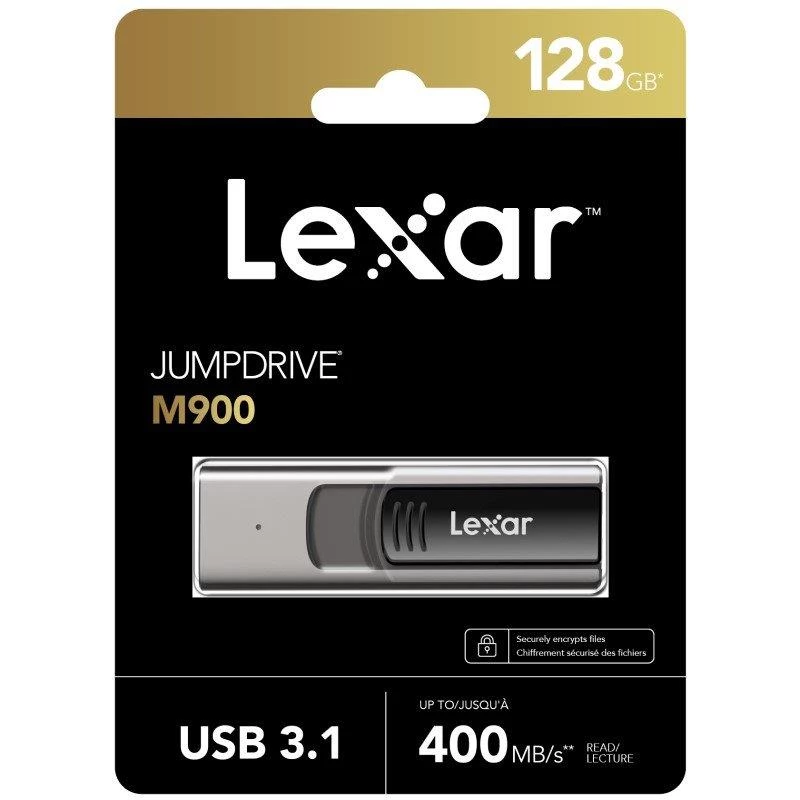 Lexar JumpDrive M900 USB atmintukas 128 GB USB Type-A 3.2 Gen 1 (3.1 Gen 1) juoda, pilka