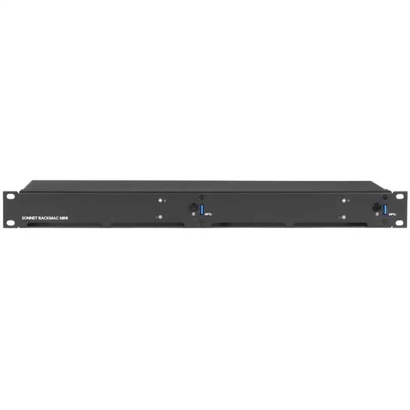 Sonnet RackMac mini 1U tvirtinimo rinkinys, juodas
