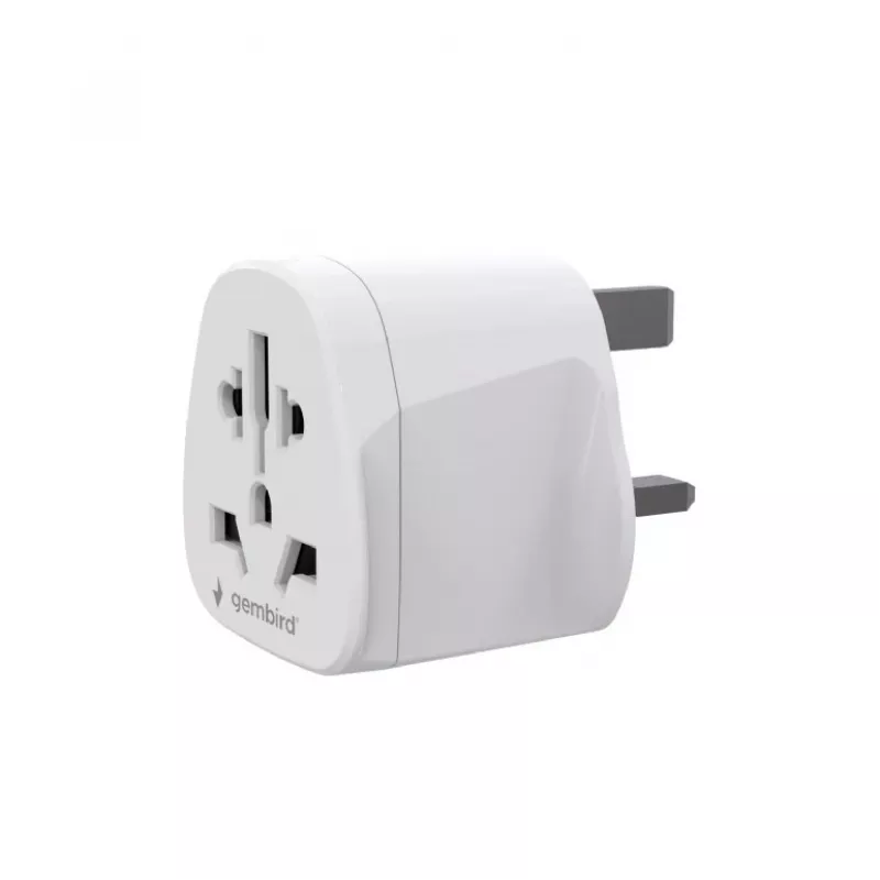 Maitinimo adapteris GEMBIRD A-AC-UKMINTF — UK Type G kištukas į IEC C13 lizdą, 15A